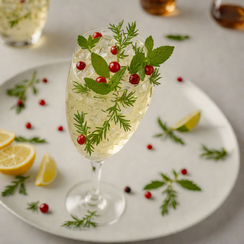 Mediterranean Sparkling Herb Fizz