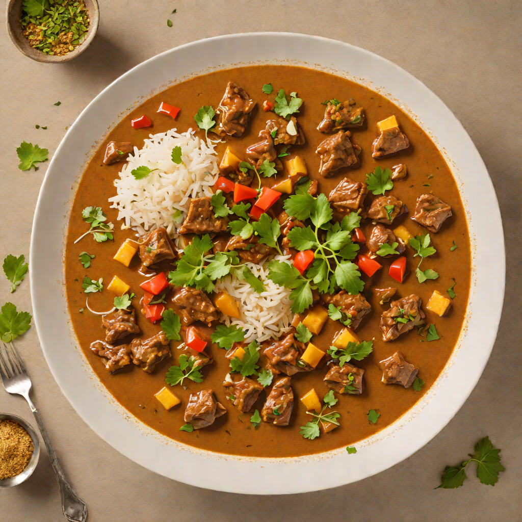 Slow-Simmered Beef Curry with Coconut and Spices