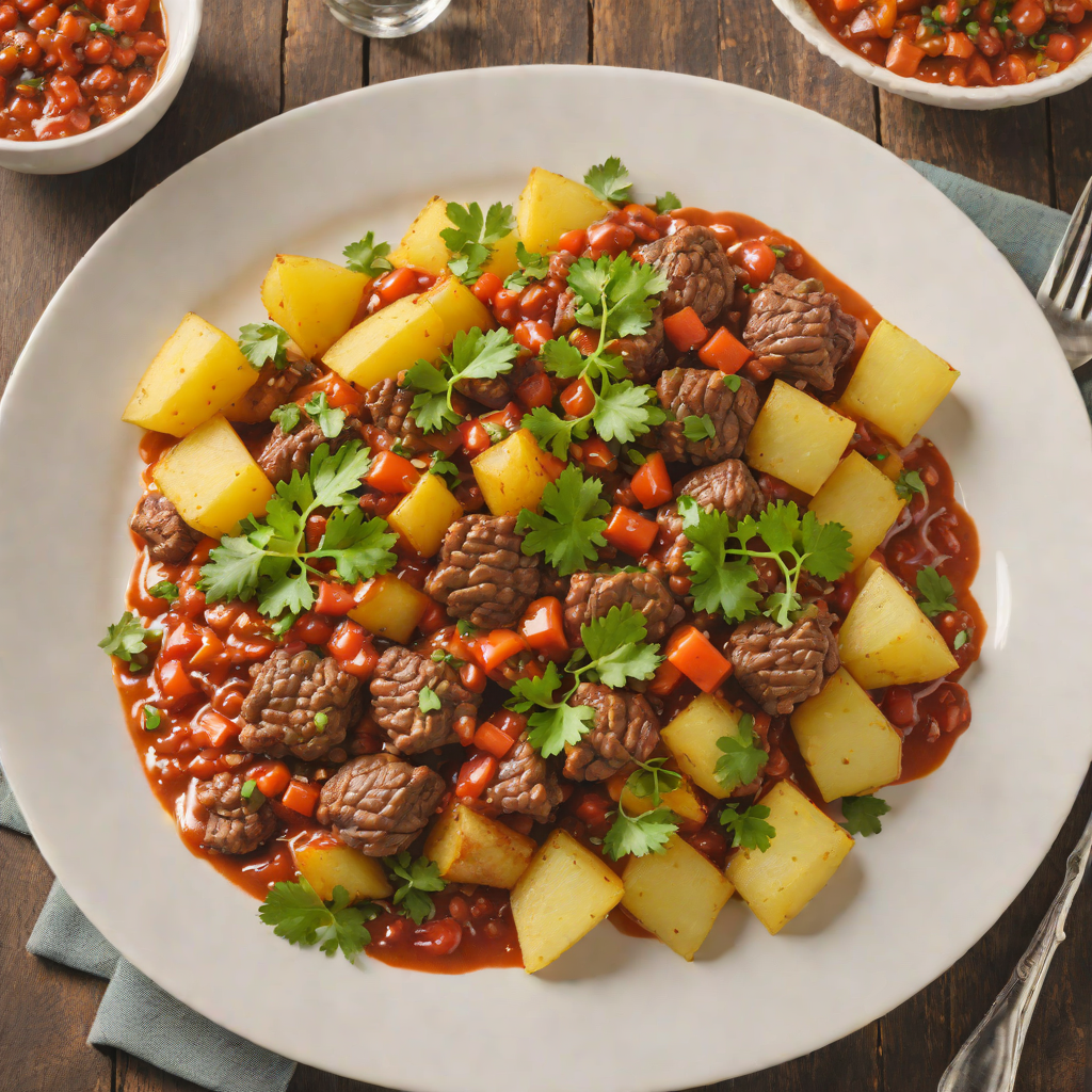 Beef Picante with Andean Potatoes