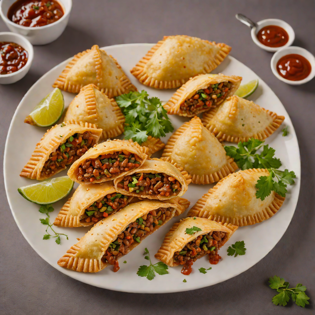 Chile-Inspired Spicy Beef Empanadas with Sofrito Filling