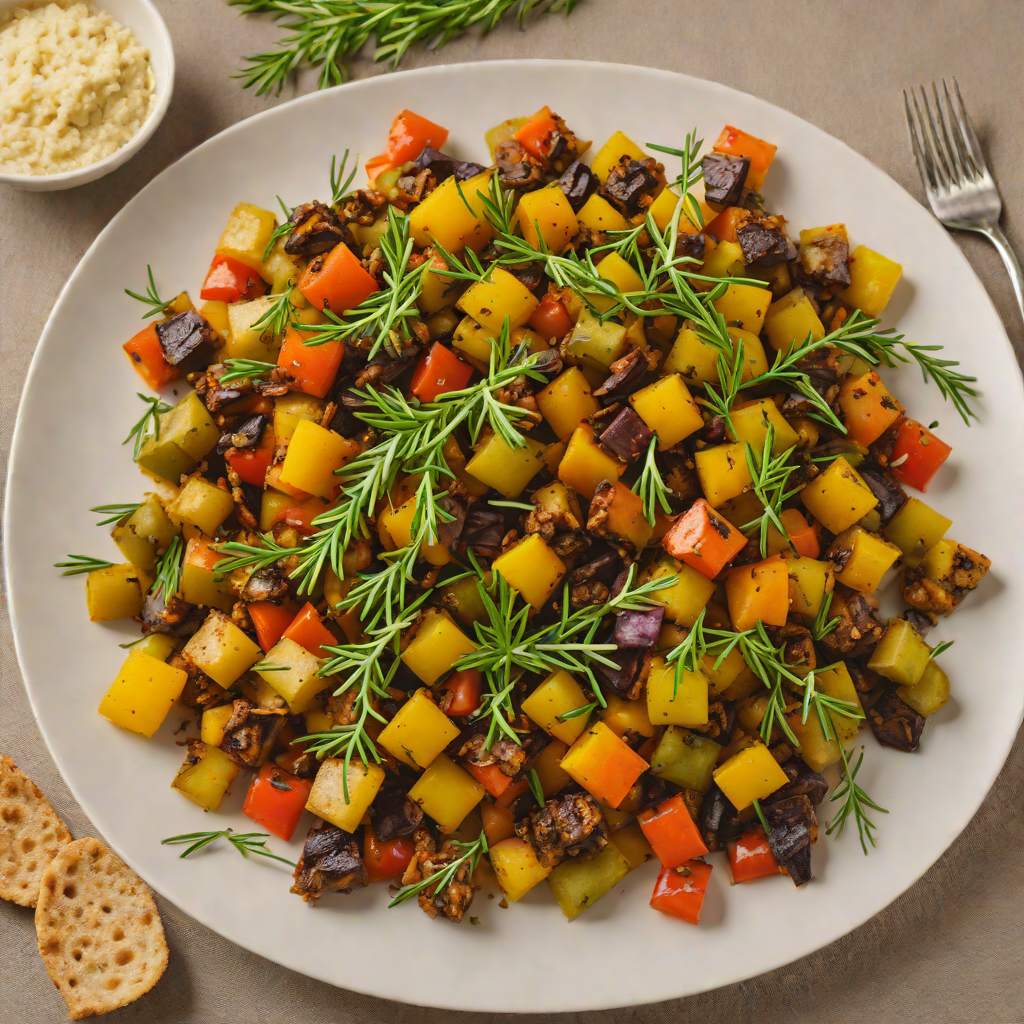 Spiced Ethiopian-Inspired Vegetable Tibs with Rosemary
