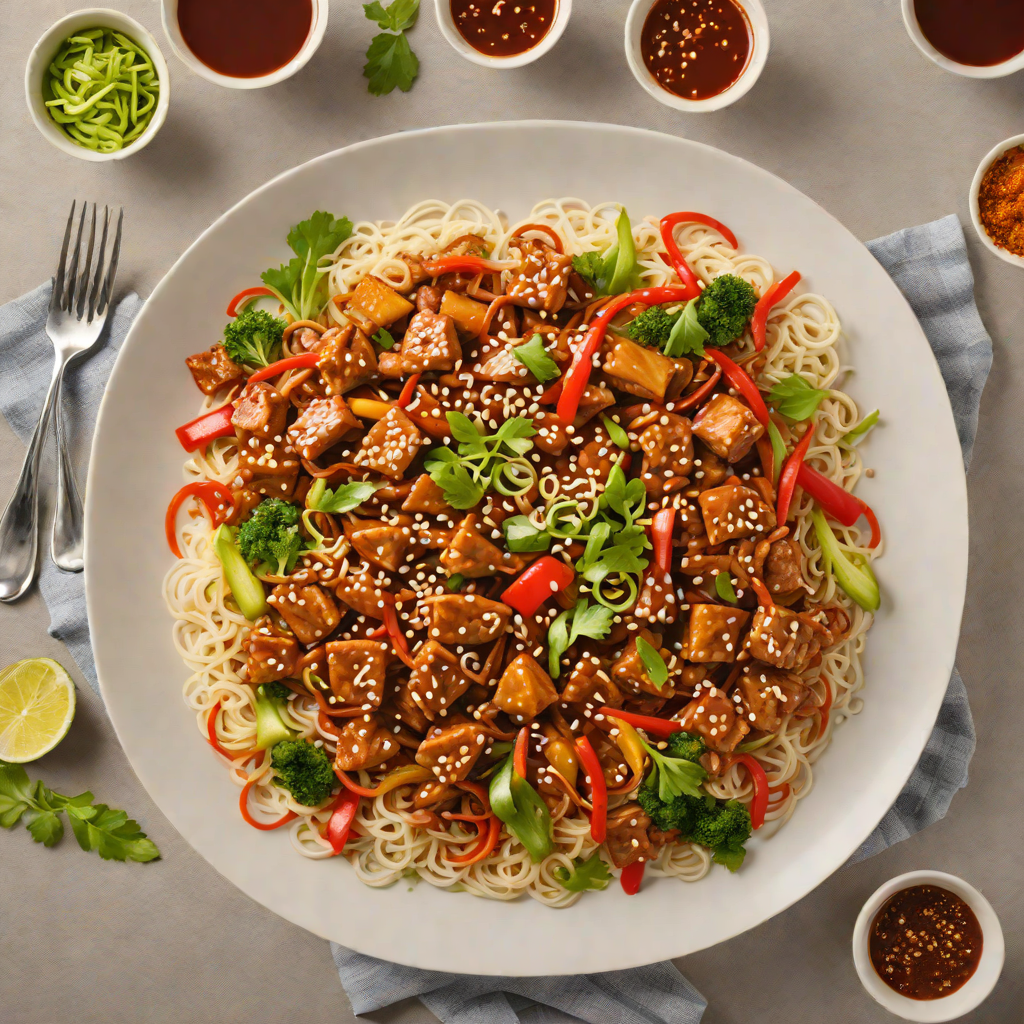 Korean-Style Spicy Pork Stir Fry with Gochujang Sauce