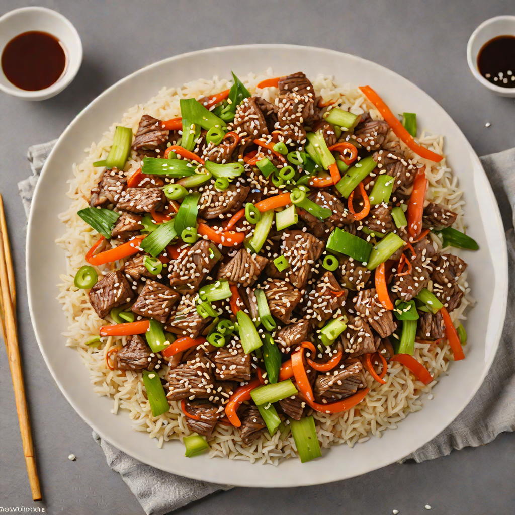Bulgogi-Style Beef Stir Fry with Sesame and Scallions