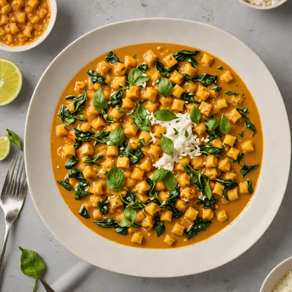One-Pot Greek Yogurt Chickpea Curry with Spinach
