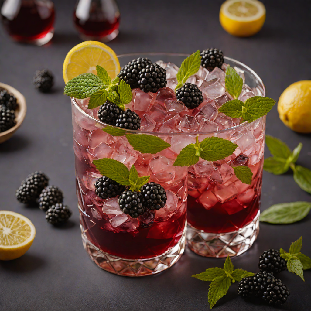 Blackberry Sage Whiskey Smash