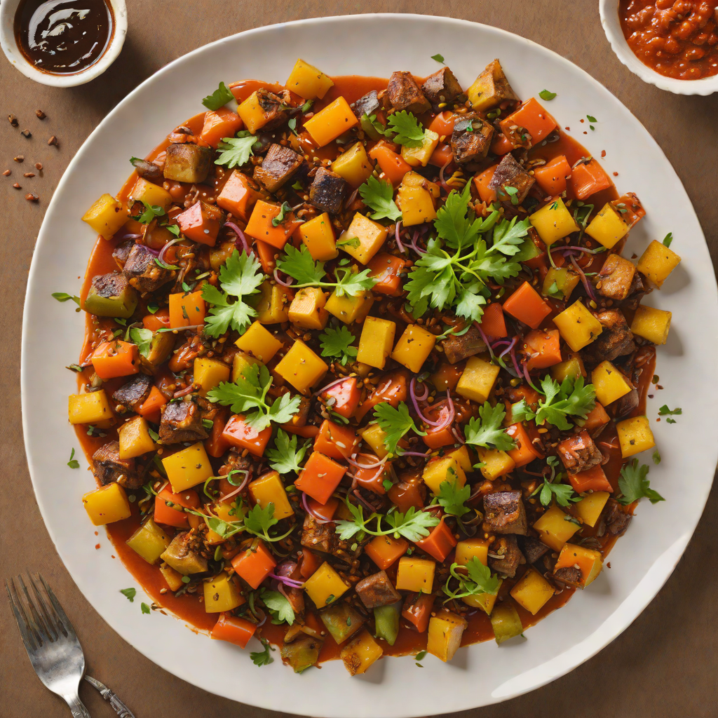 Ethiopian-Inspired Spiced Vegetable Tibs with Berbere Oil