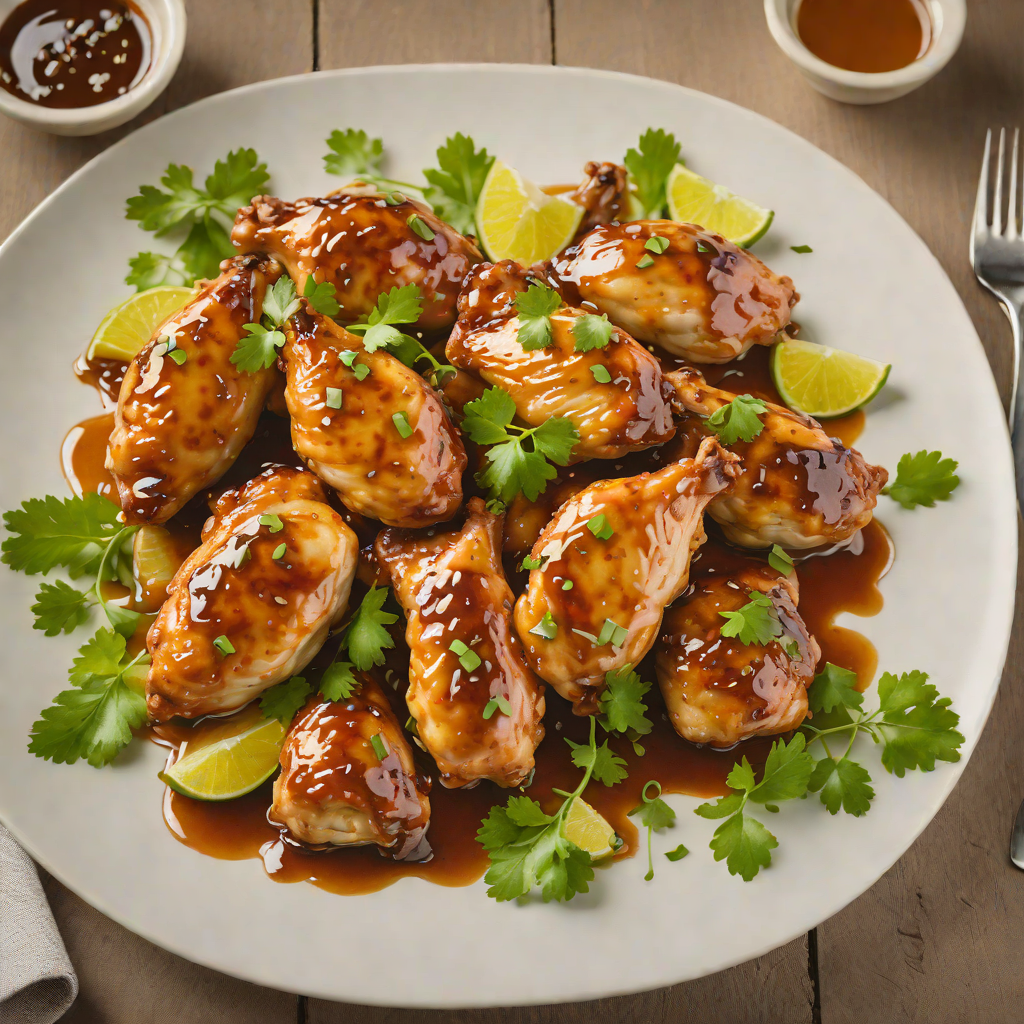 Sautéed Chicken with Spiced Honey-Lime Glaze