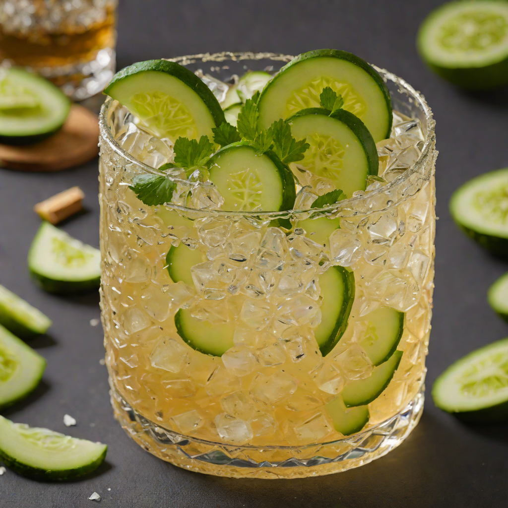Ginger-Cucumber Tequila Mule