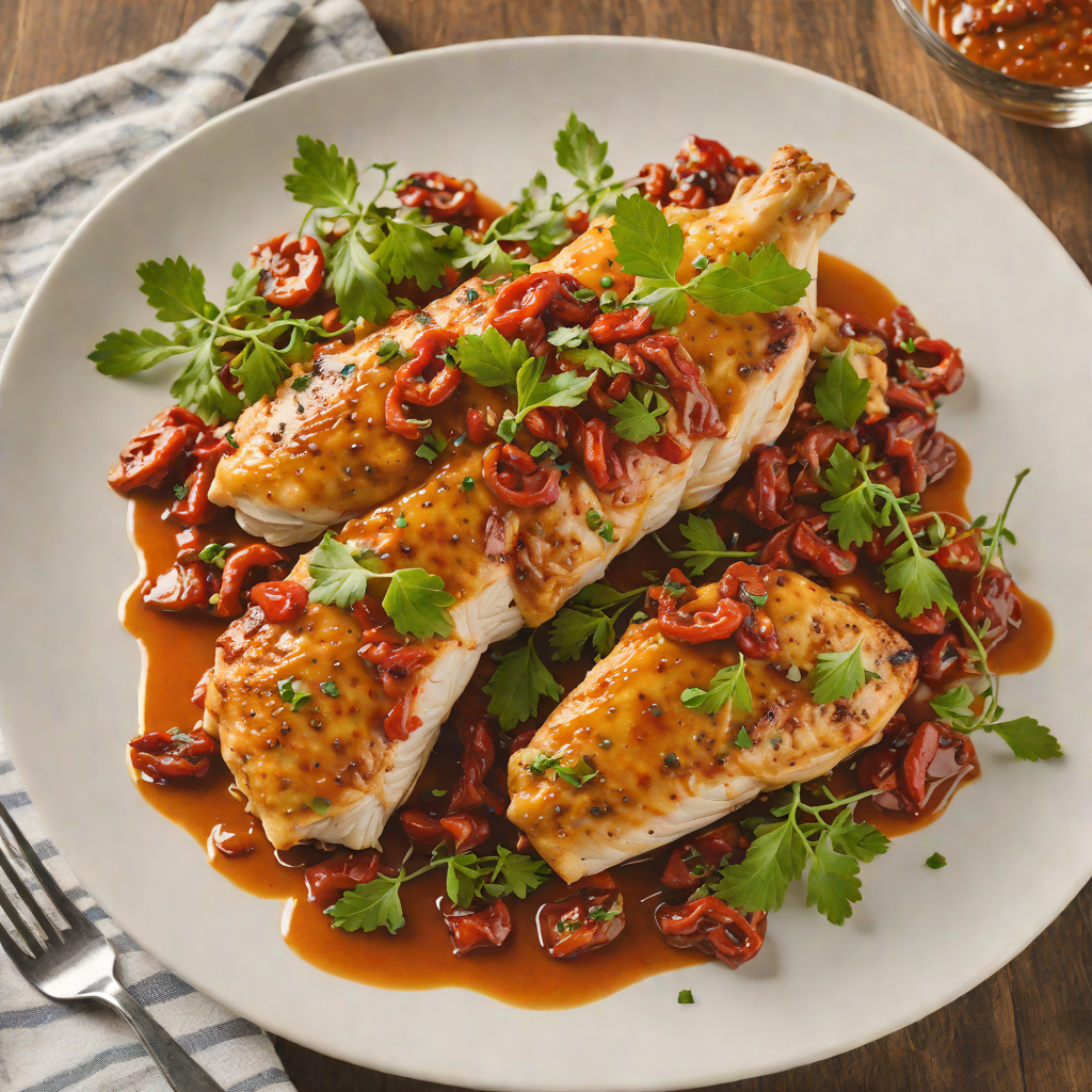 Pan-Seared Mediterranean Chicken with Sun-Dried Tomato Sauce