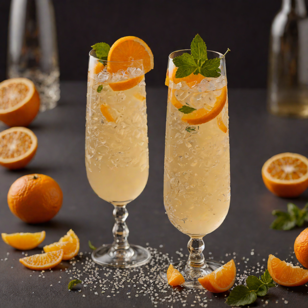 Sparkling Tangerine Gin Fizz