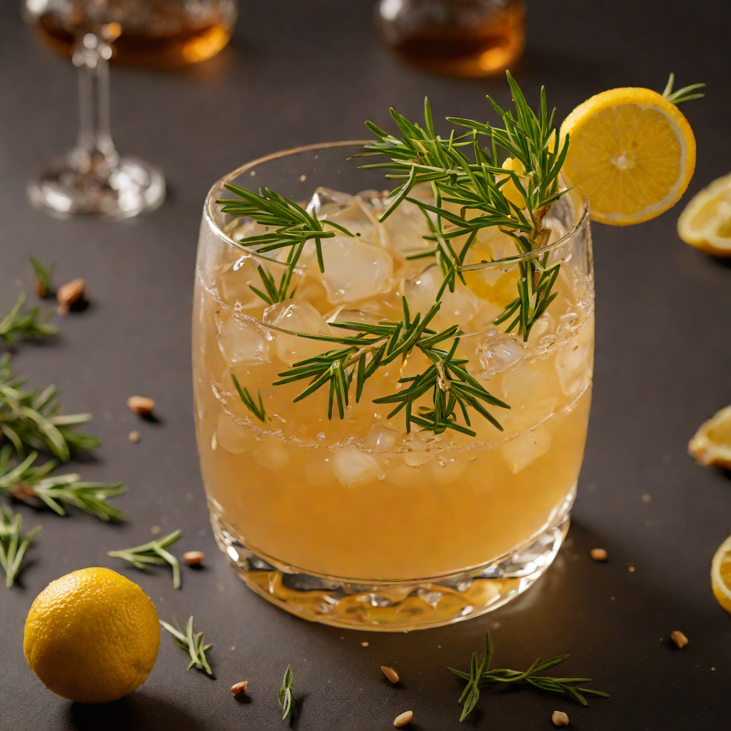 Rosemary Honey Bourbon Sour
