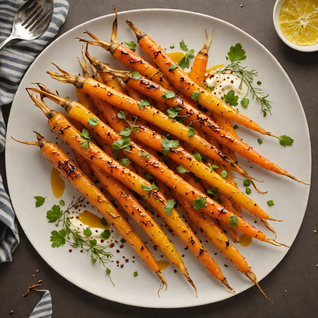 Citrus-Miso Glazed Roasted Carrots