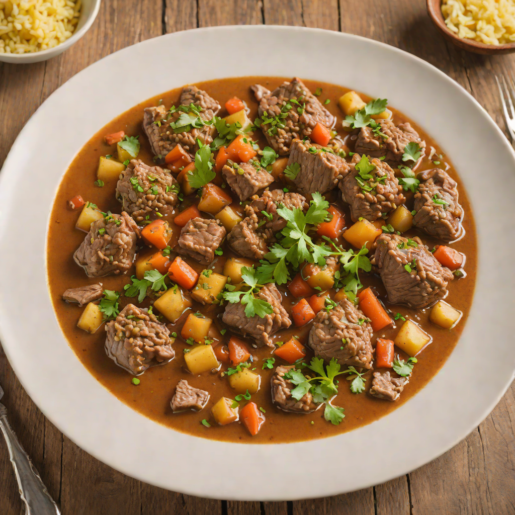 Slow-Simmered Lamb Stew with Syrian Spices