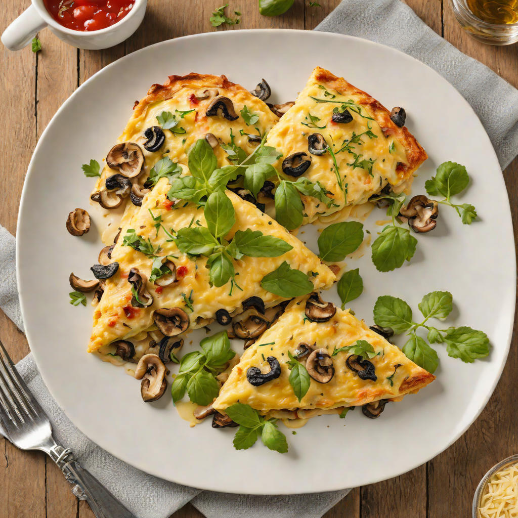 French-Style Mushroom and Gruyère Omelette