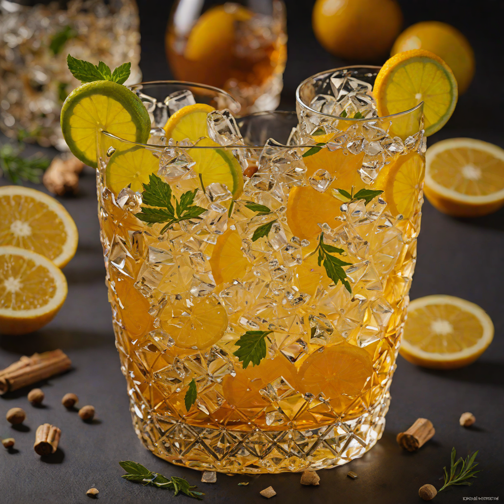 Spiced Rum Citrus Highball with Ginger Ale