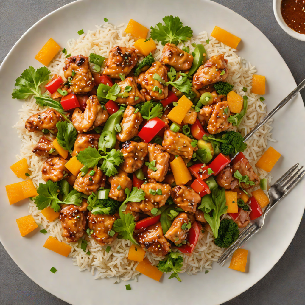 Curaçao-Spiced Orange Chicken Stir Fry