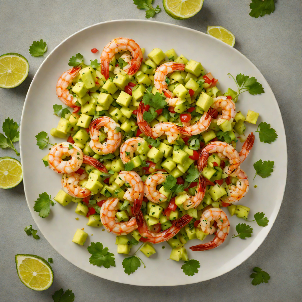 Sautéed Shrimp with Zesty Avocado Salsa