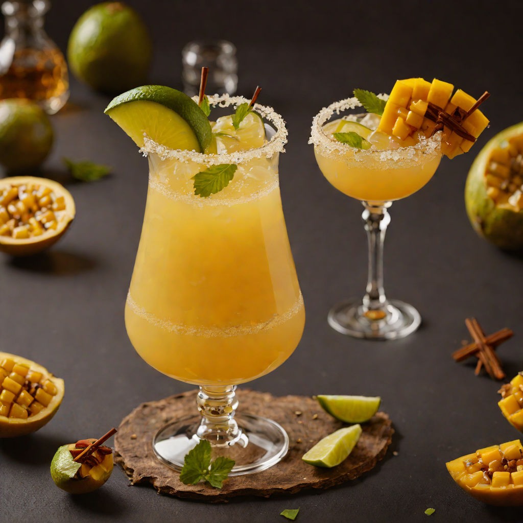 Muddled Spiced Mango Margarita
