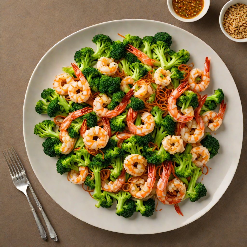 Shrimp Stir-Fry with Broccoli and Garlic Soy Sauce