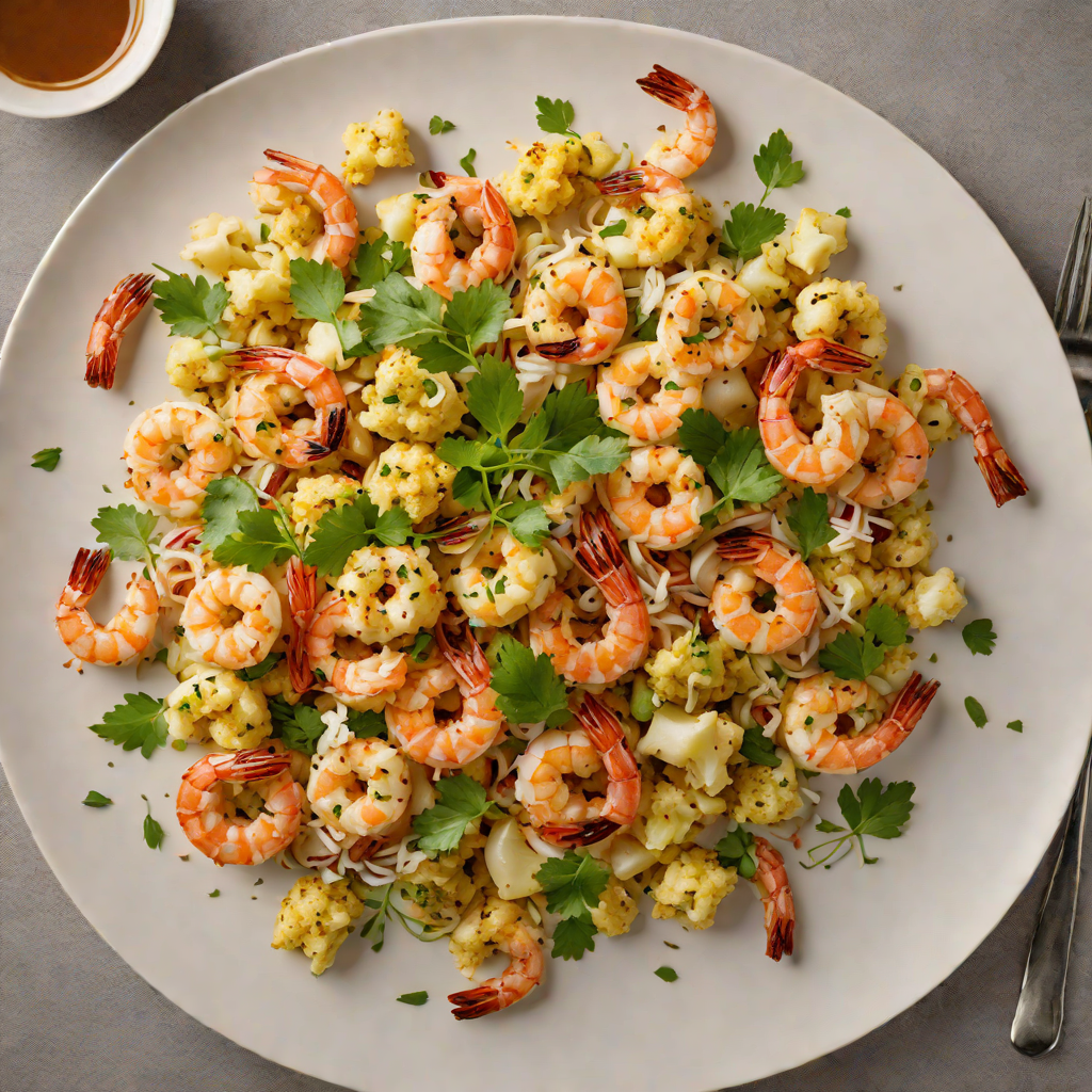 Sautéed Shrimp with Roasted Cauliflower and Cumin