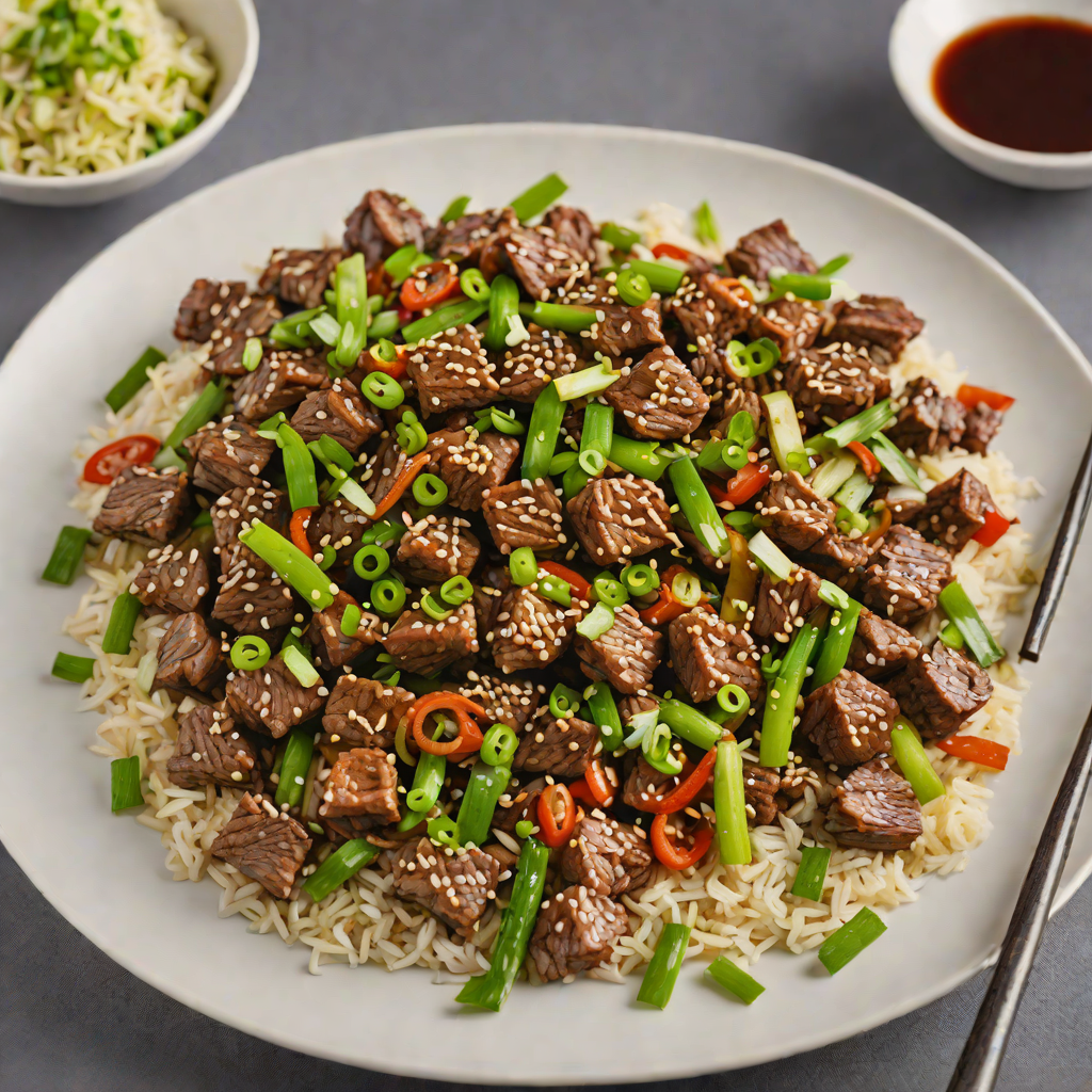 Quick Stir-Fry Korean Beef with Garlic and Scallions