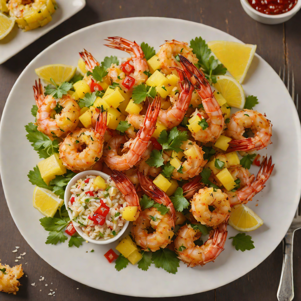 Smoky Tiki-Style Coconut Shrimp with Spicy Pineapple Salsa
