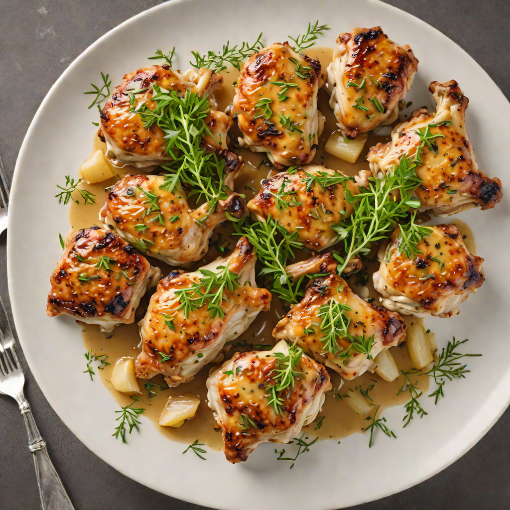 Sautéed Garlic and Thyme Chicken Thighs