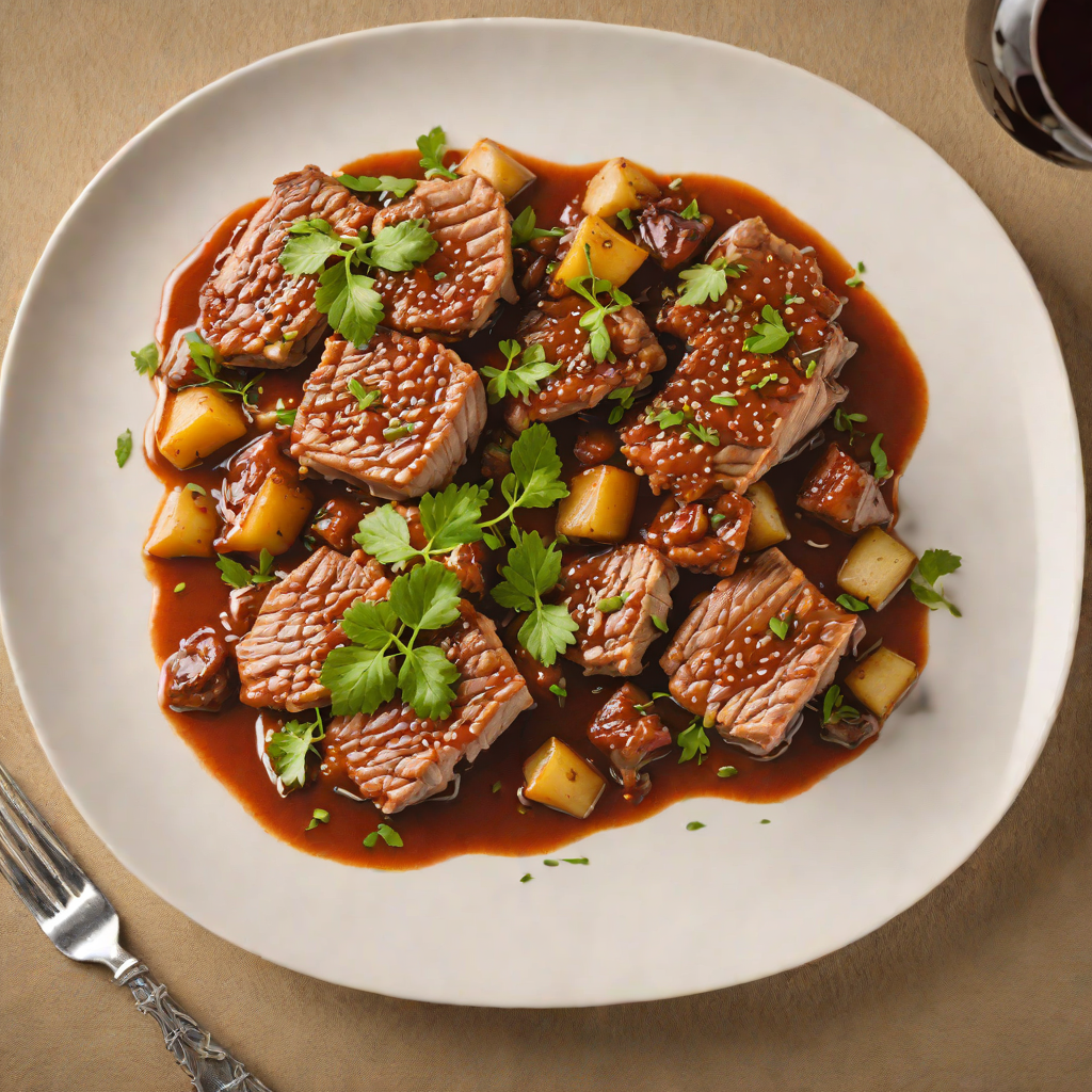 Slow-Cooked Pork Vindalho with Tangy Red Wine Vinegar