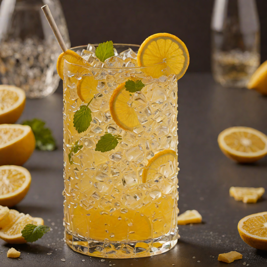 Fruity Sparkling Ginger Cooler
