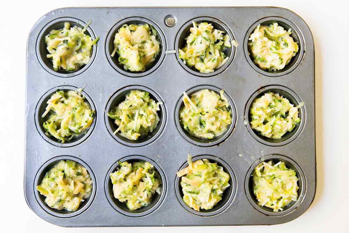 Cheesy Zucchini Chicken Bites with Honey-Lemon Dip