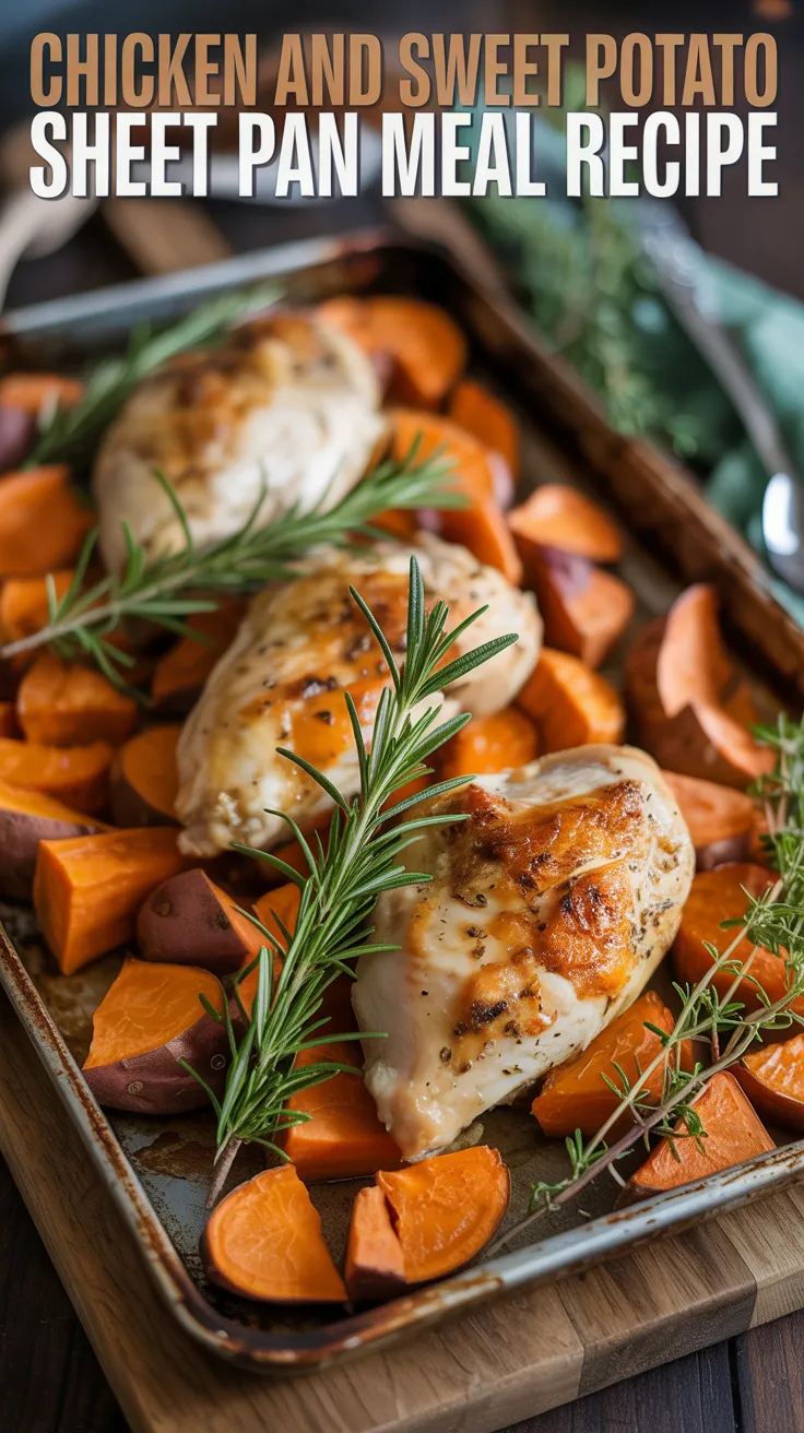Herb-Roasted Chicken and Sweet Potato Sheet Pan