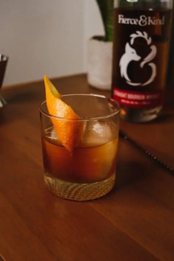 Stirred Cardamom-Spiced Whiskey Old Fashioned