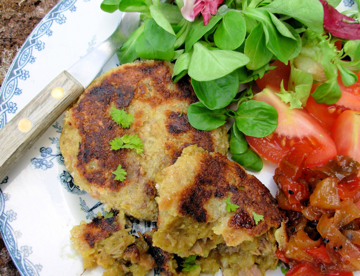 Slow-Cooked Lamb Rissoles with Mint and Worcestershire