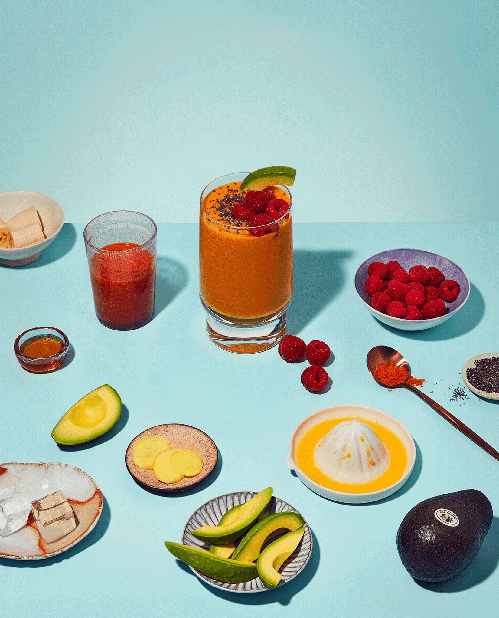 Skin-Brightening Turmeric Avocado Smoothie