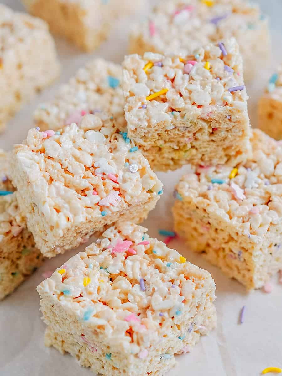 Homemade Rice Krispie Treat Bars