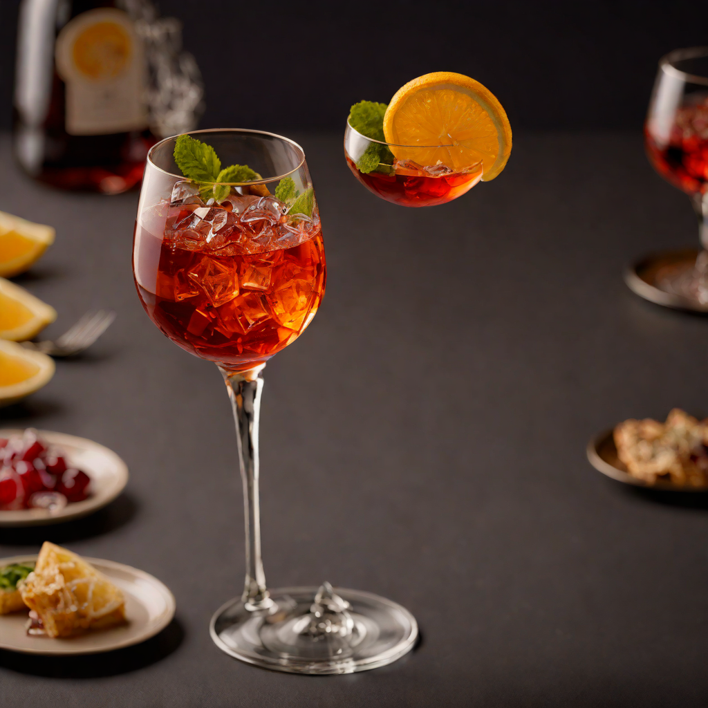 Americano Spritz with Campari and Sweet Vermouth