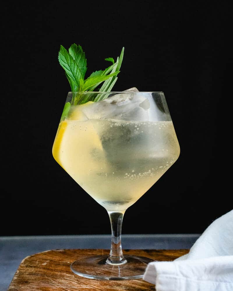Citrus Elderflower Vodka Cocktail with Blanc Vermouth