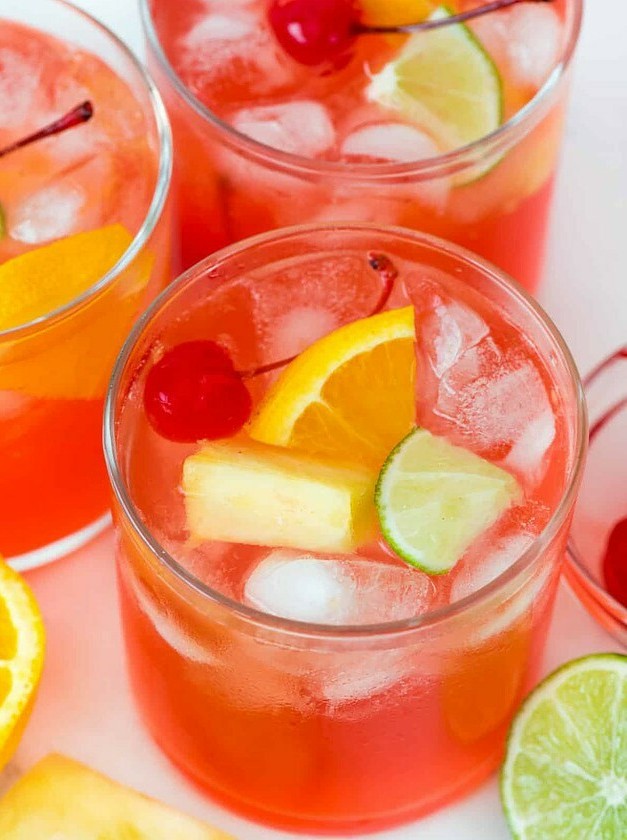Batched Summer Vodka Citrus Punch