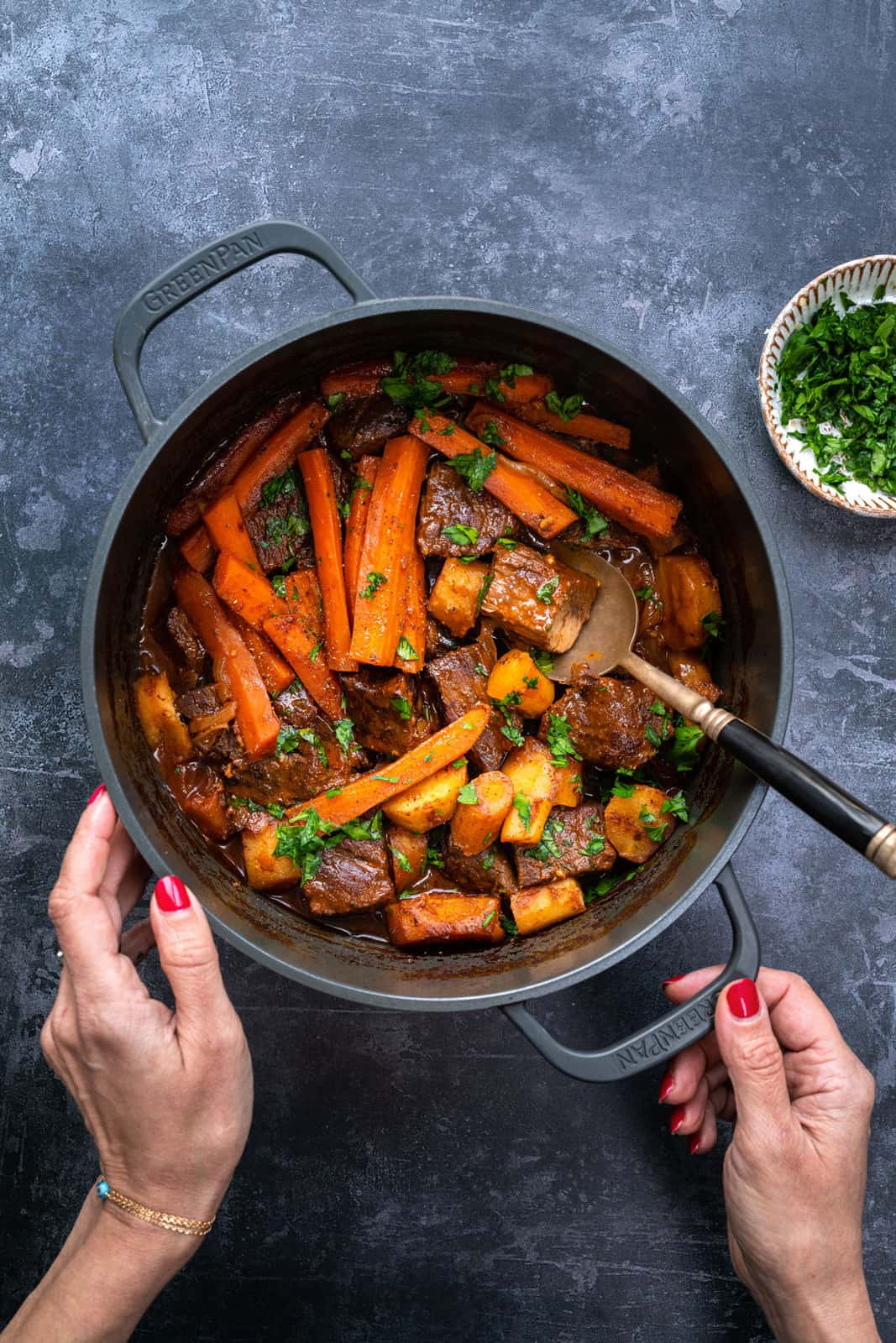 One-Pot Braised Beef with Root Vegetables