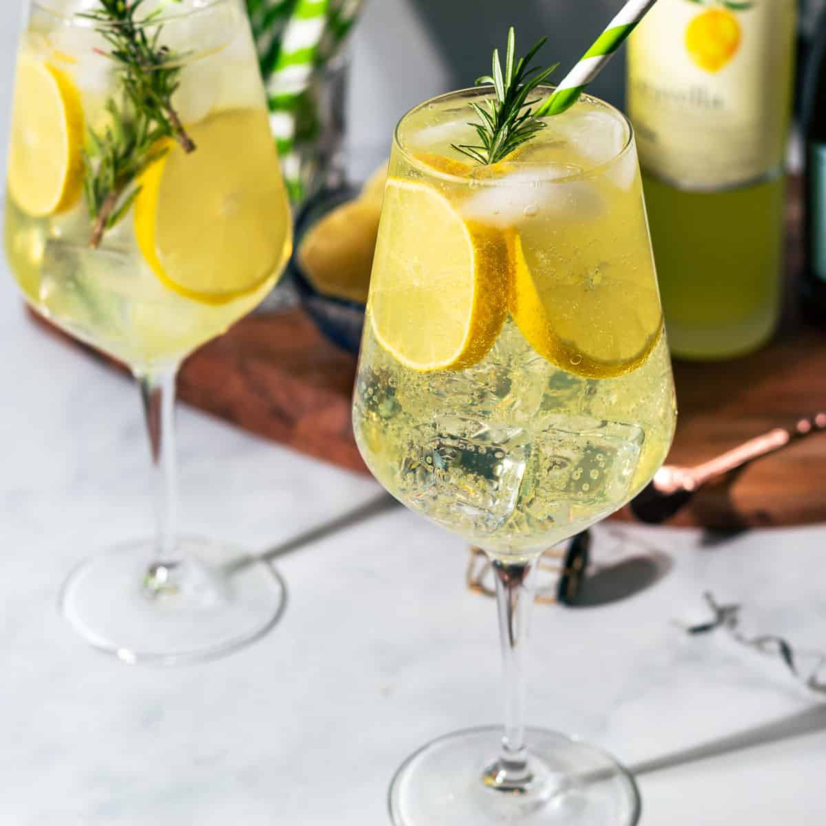 Batch-Style Citrus Aperitif with Sparkling Lemon Stiegel