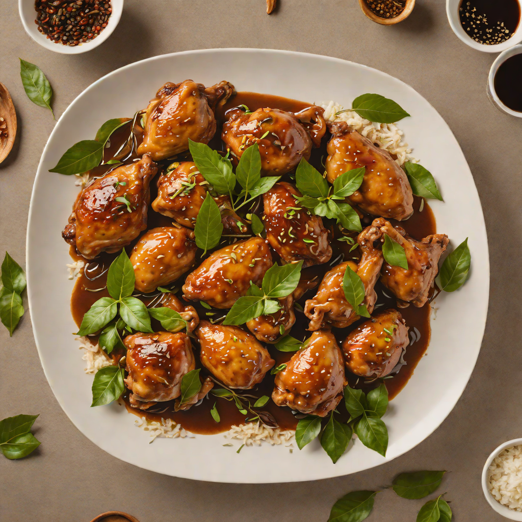 North Filipino-Inspired Chicken Adobo with Bay Leaves