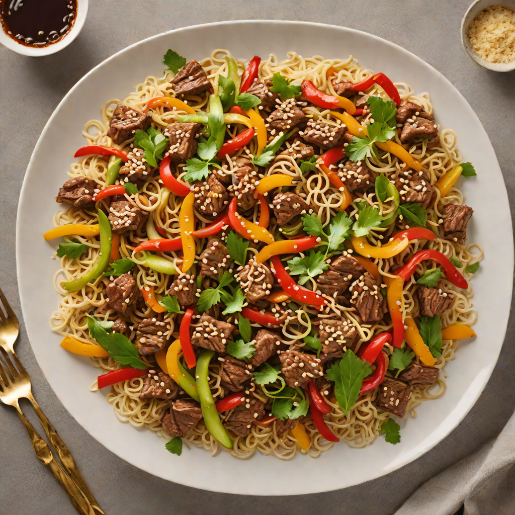 Sichuan-Inspired Spiced Beef Stir-Fry with Garlic and Chili