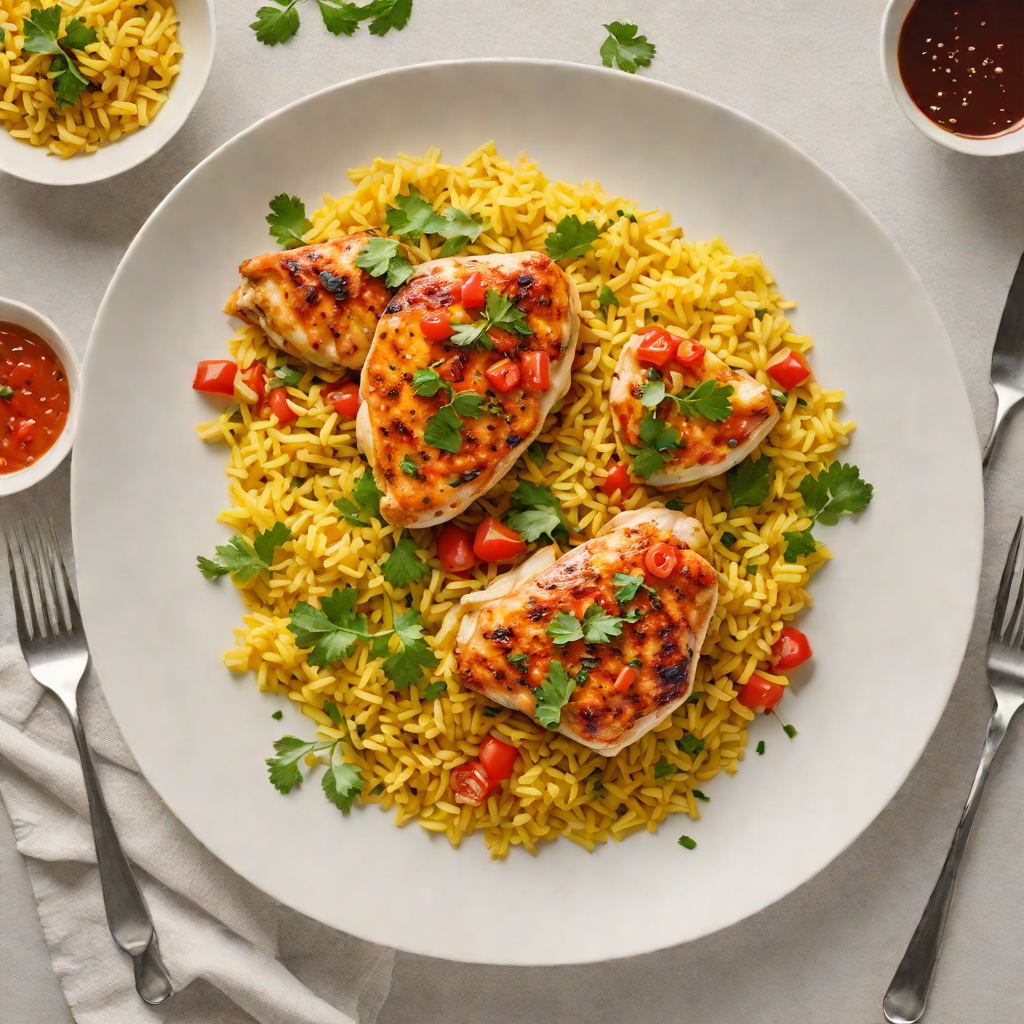 One-Pan Spanish Chicken with Saffron Rice