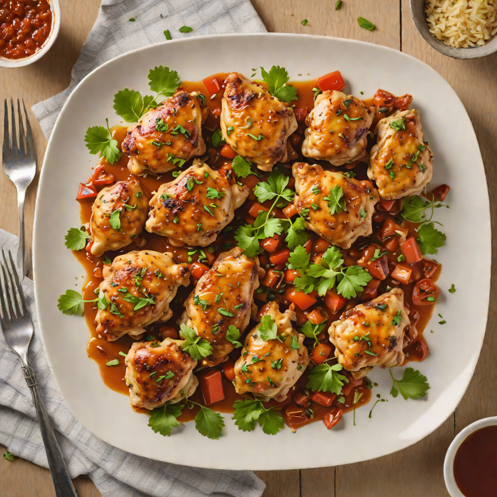 Sautéed Chicken Thighs with Garlic and Paprika