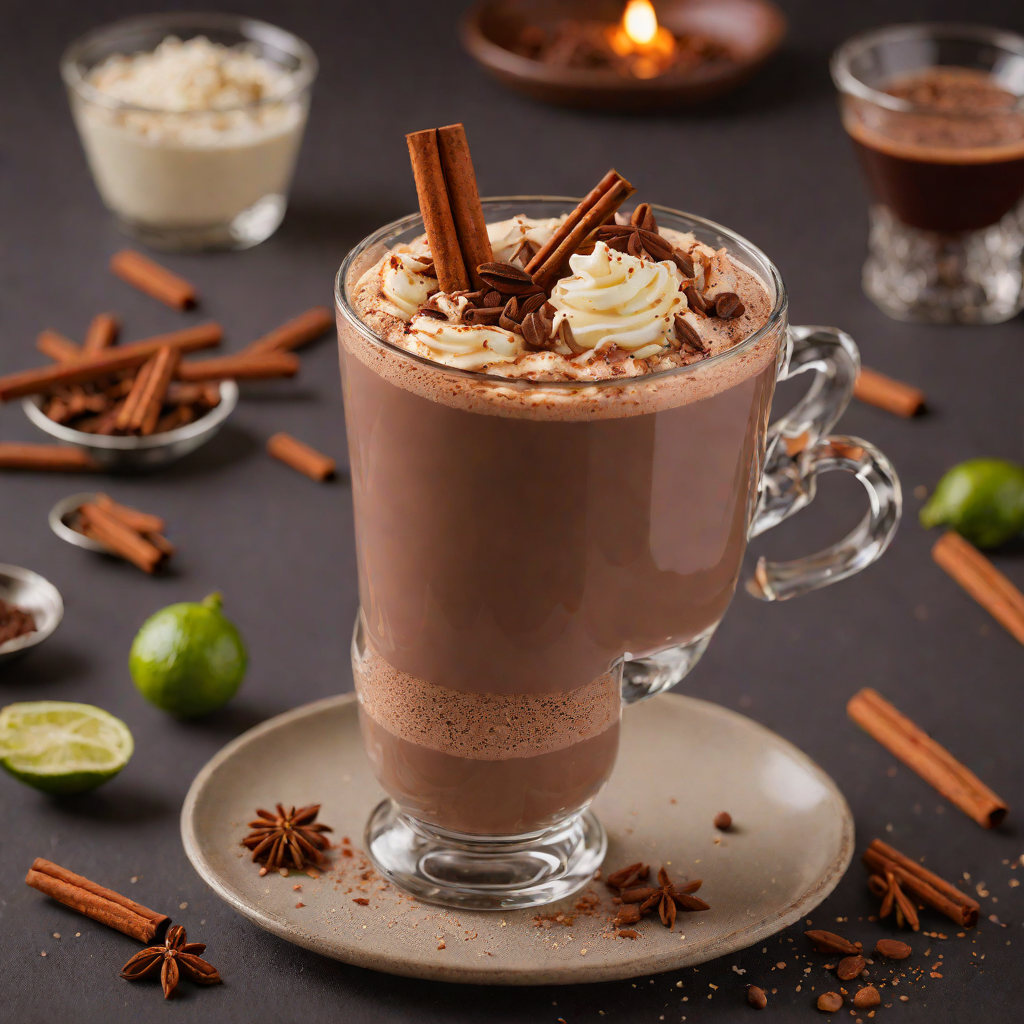 Chili-Infused Mexican Hot Chocolate with Cinnamon and Vanilla