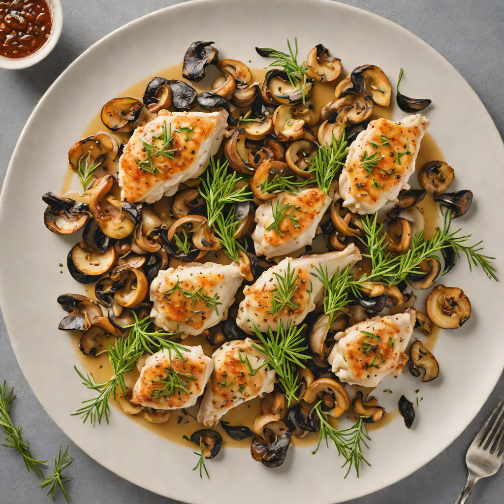 Sautéed Chicken with Rosemary and Fountain Creek Wild Mushrooms