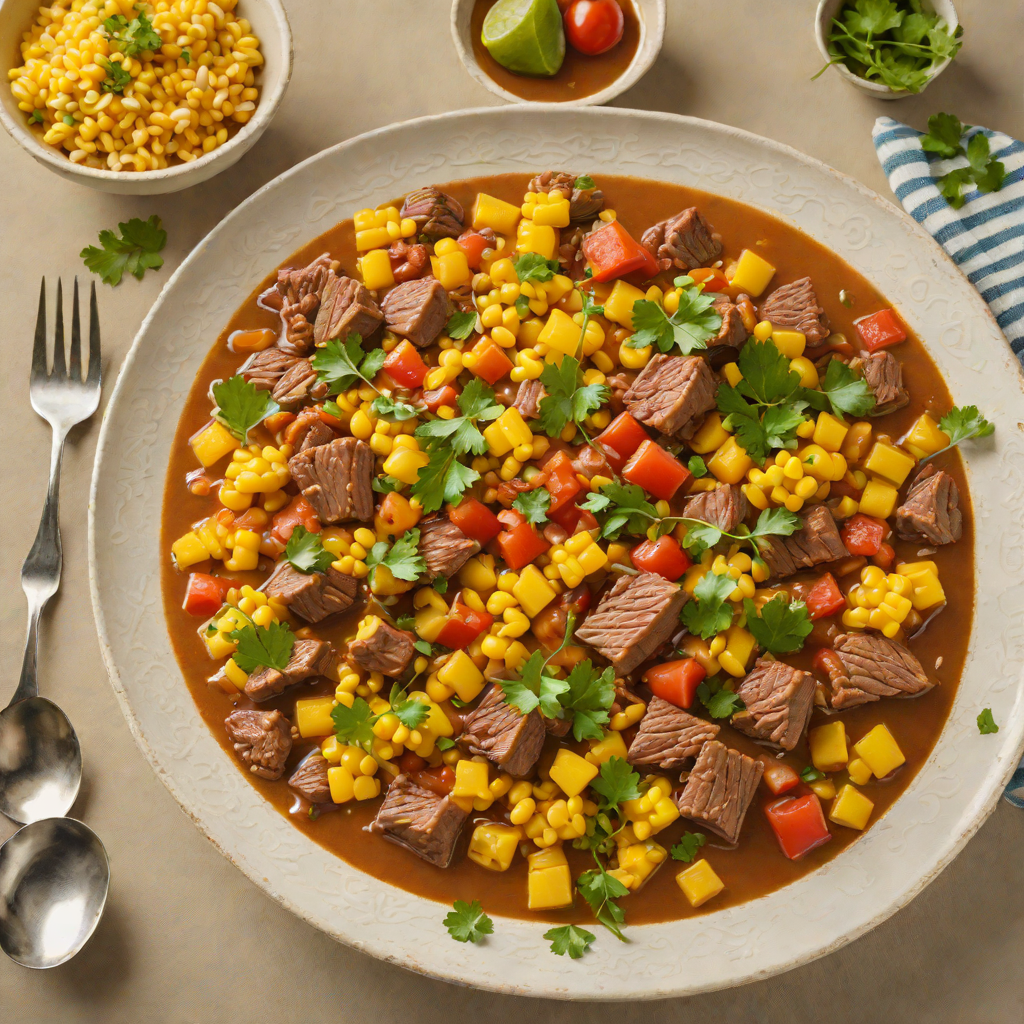 Slow-Simmered Bolivian Corn and Beef Stew