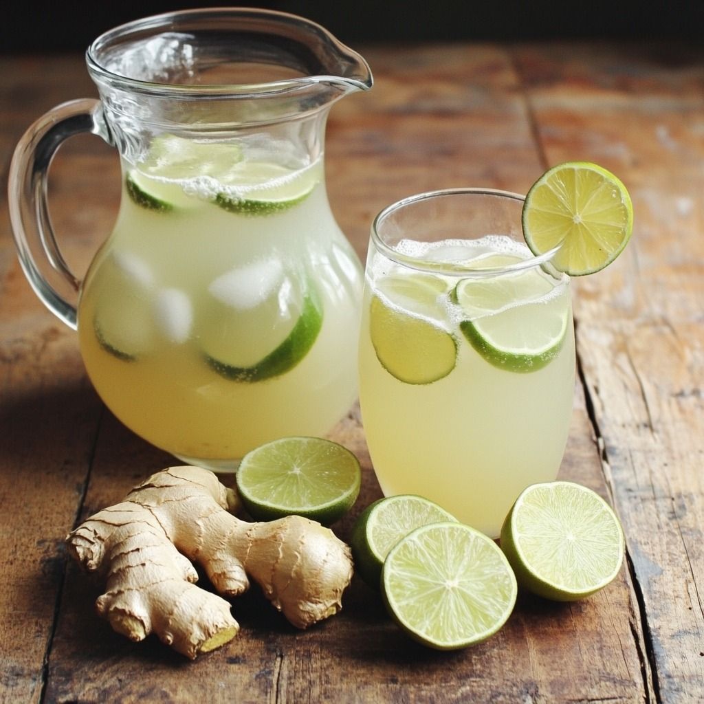 Ginger-Lime Fizz Refresher