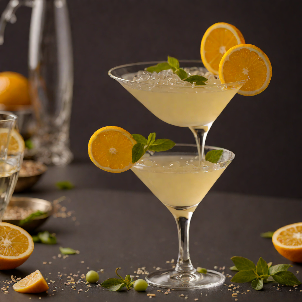 Citrus-Infused Gin Blossom Martini