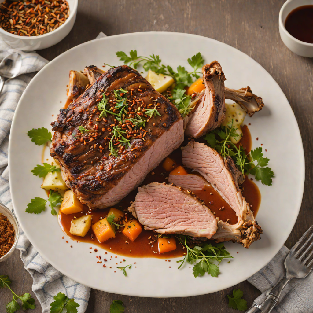 Slow-Roasted Lamb Shoulder with Regional Spice Rub